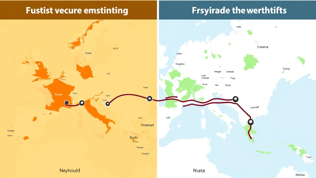 Comparison view showing efficient delivery route optimization on map with reduced vehicle emissions, sustainable logistics planning visualization, photorealistic