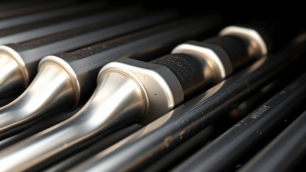 Close-up of stainless steel gas grill burner tubes with visible flame ports, showing proper maintenance condition with clean surface and no debris or corrosion buildup